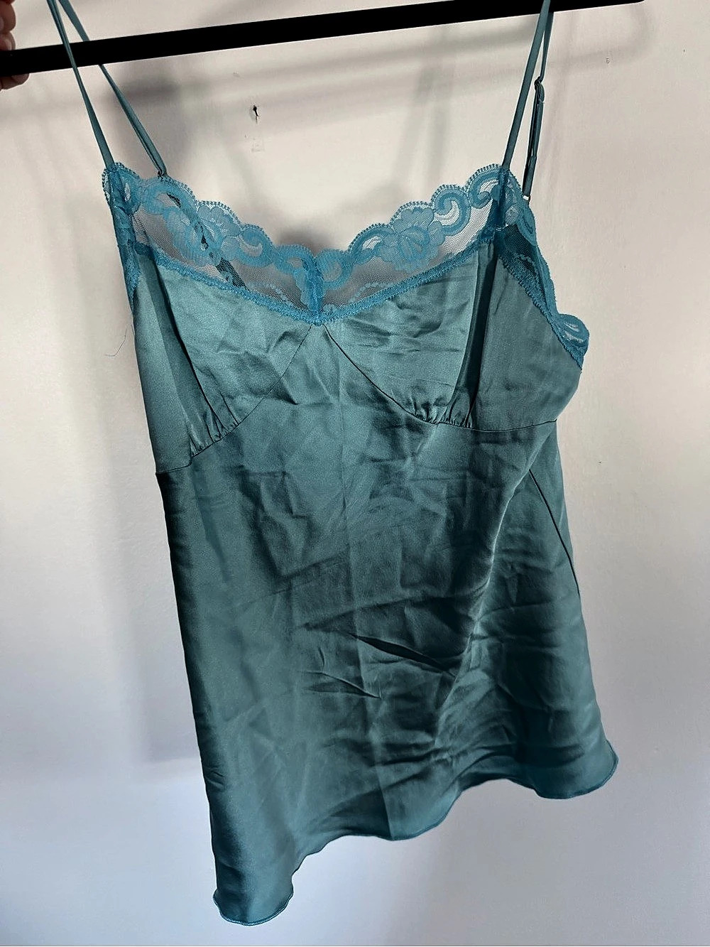 INCREDIBLE Turquoise Trina Turk Silk Camisole Size M
